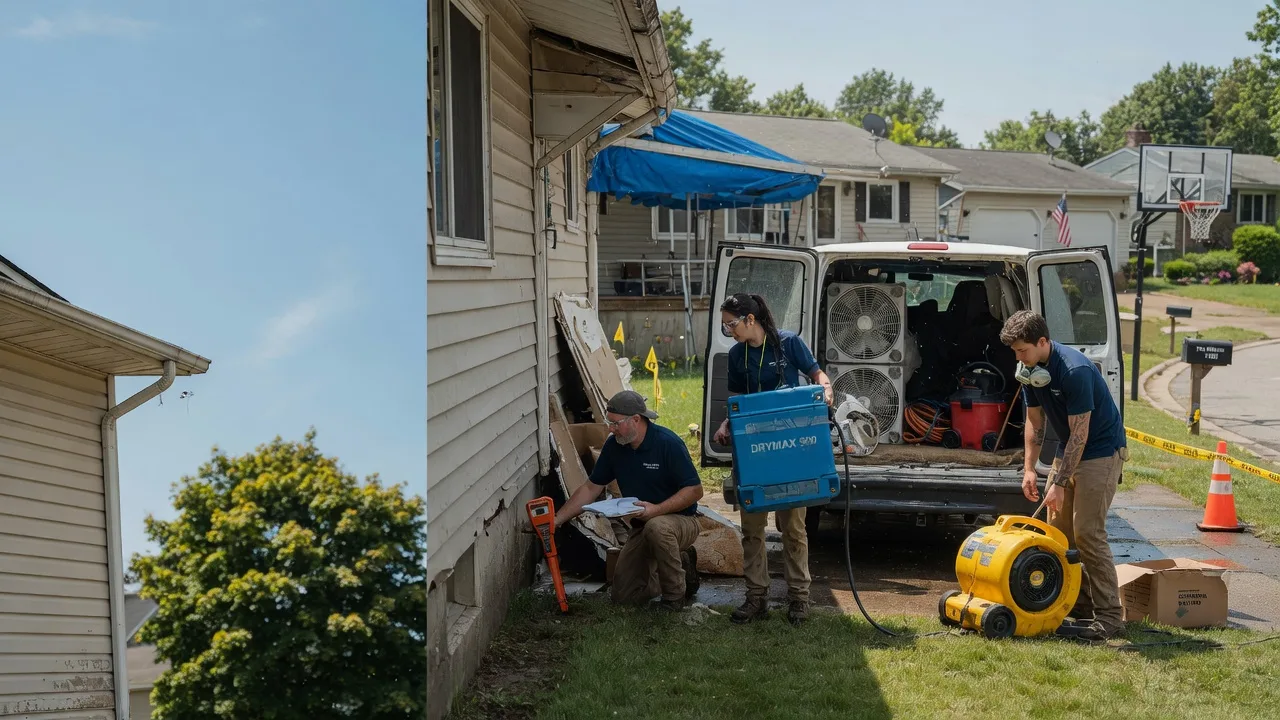Ceiling Leak Cleanup in Brighton, IL near me